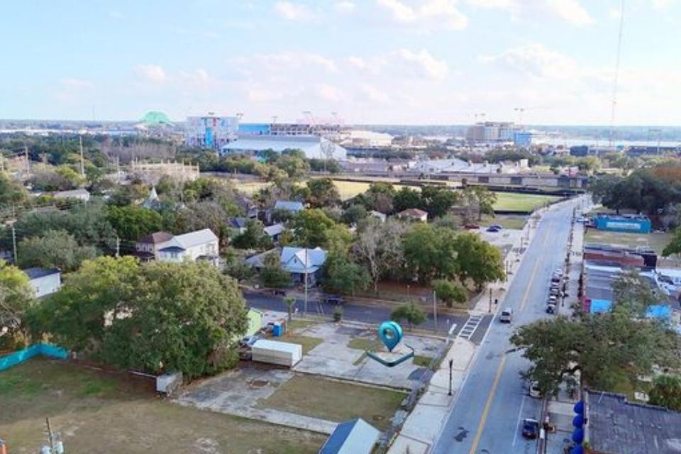 East Jacksonville aerial view.