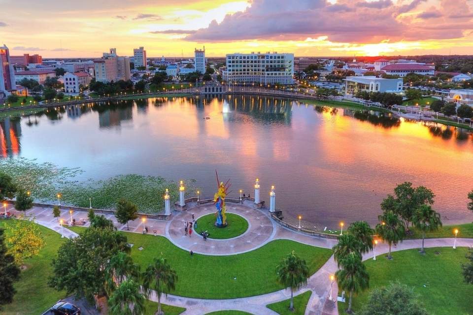 Central Florida aerial view.