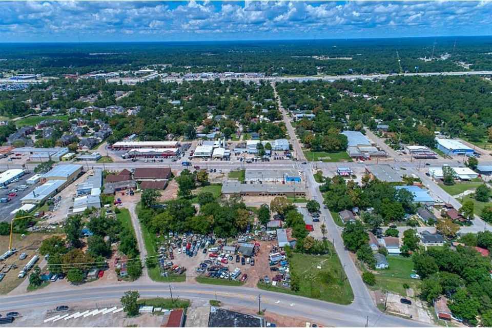 Conroe aerial view.