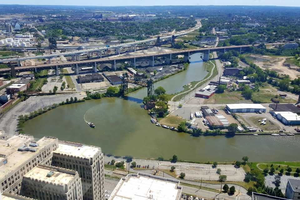Medina Cuyahoga aerial view.