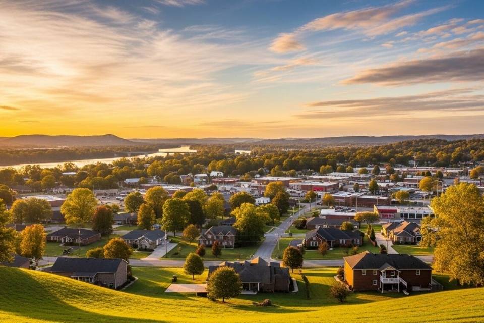 Mt Juliet Lebanon aerial view.