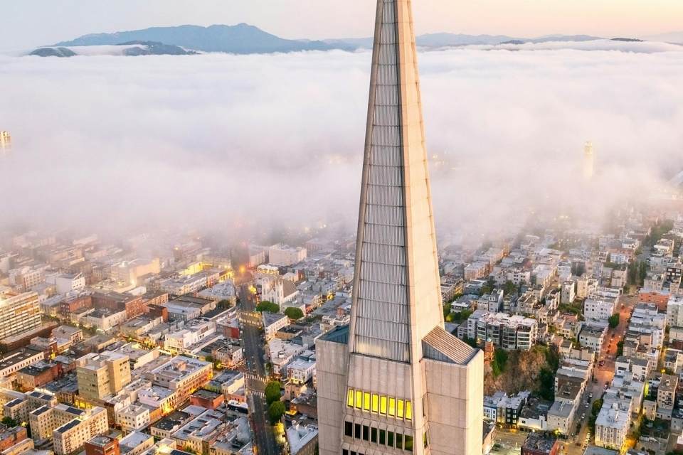 San Francisco aerial view.