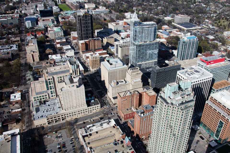 Southeast Raleigh aerial view.