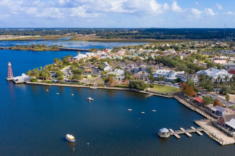 The Villages aerial view.