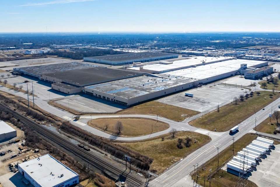 West Columbus aerial view.